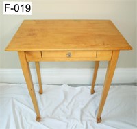 Light Blonde Wooden Side Table