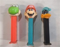 Pez Dispensers-Mario Yoshi and Daffy Duck
