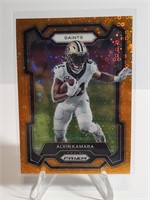 2023 Panini Prizm Orange Disco Alvin Kamara