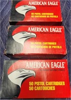 P - 3 BOXES AMERICAN EAGLE CARTRIDGES (A26)