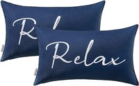 MIULEE Throw Pillow Covers Set of 2 Relax Decorati