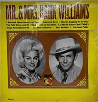 MR. & MRS HANK WILLIAMS 33 RPM ALBUM  1966