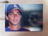 Hideo Nomo Metal Platinum Portraits Insert