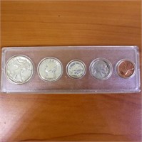 1934 US Mint Coin Set in Slab