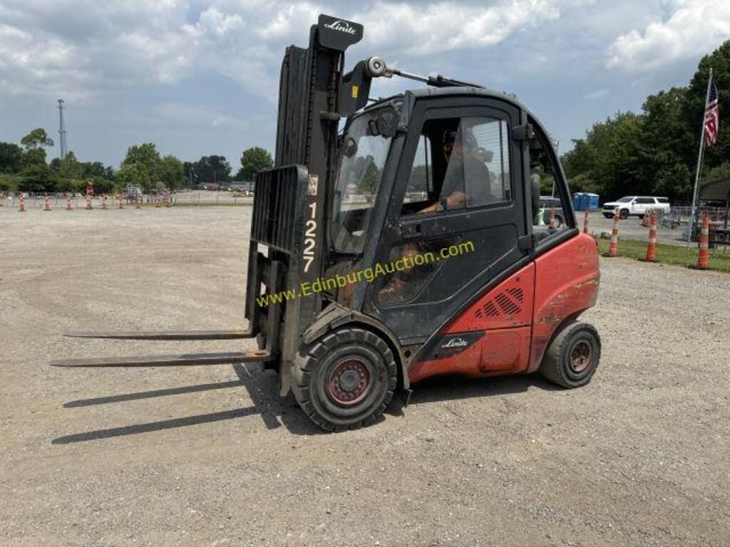 LINDE H30 EVO 6K LB DIESEL SOLID TIRE FORKLIFT