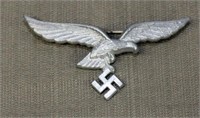 Luftwaffe metal officer pin breast eagle by