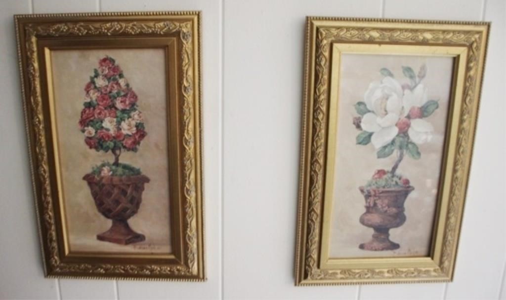 Set of 2 Framed Prints - 11" x 7"