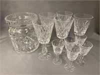 Waterford Stemware with Canister