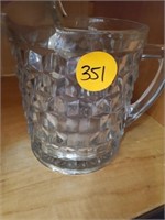 FOSTORIA GLASS PITCHER