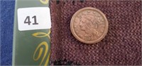 1848 Liberty Head One Cent Piece