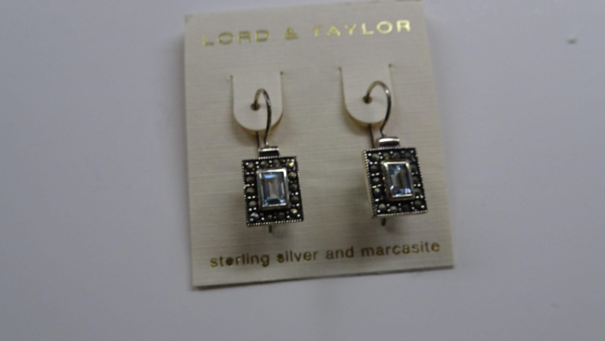 Lord & Taylor Sterling Silver Earrings