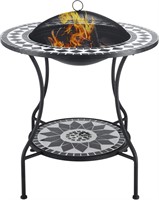 $150  30 Outdoor Fire Pit Dining Table, 3-in-1