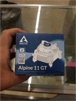 Alpine 11 GT Coast optimized and tell CPU Cooler