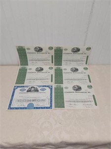 Studebaker-Packard Stock Certificates and MIsc