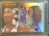Rare Scottie Pippen Flair Showcase 1106/1500 Card