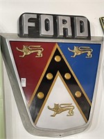 Metal Ford Dealership Logo Sign