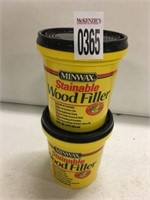 MINWAX WOOD FILLER STAINABLE 2 PCS