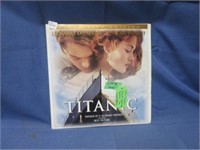 1997 titanic movie wide screen laser disks .