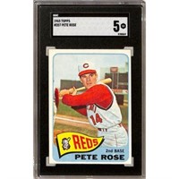 1965 Topps Pete Rose Sgc 5