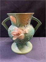 Roseville Magnolia 2-Handled Vase, 8”