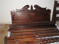 King Poster Canopy Mahogany bed