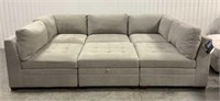 Thomasville 6 Pc Fabric Modular Sectional Sofa