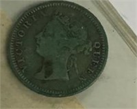 HONG KONG 1866 Silver coin