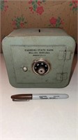 Vintage Farmers State Bank combination Lock