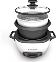 BLACK+DECKER 2-in-1 Rice Cooker and Food Steamer