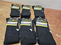 NEW 6 Pair  ADIDAS Mens Sz L Sports SOCKS