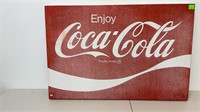 Vintage Metal Coca-Cola sign (24 x 36)