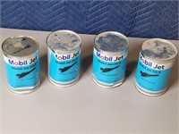 (4) Cans of Mobil Jet Oil II