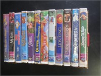 Classic Disney VHS Tapes in Original Boxes