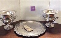 Chalices and tray