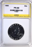 1960 FRANKLIN HALF DOLLAR LVCS SUPERB