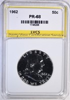 1962 FRANKLIN HALF DOLLAR LVCS SUPERB