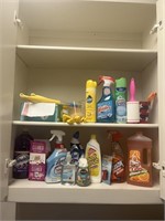 Contents of Right Upper cabinet In Laundry room
