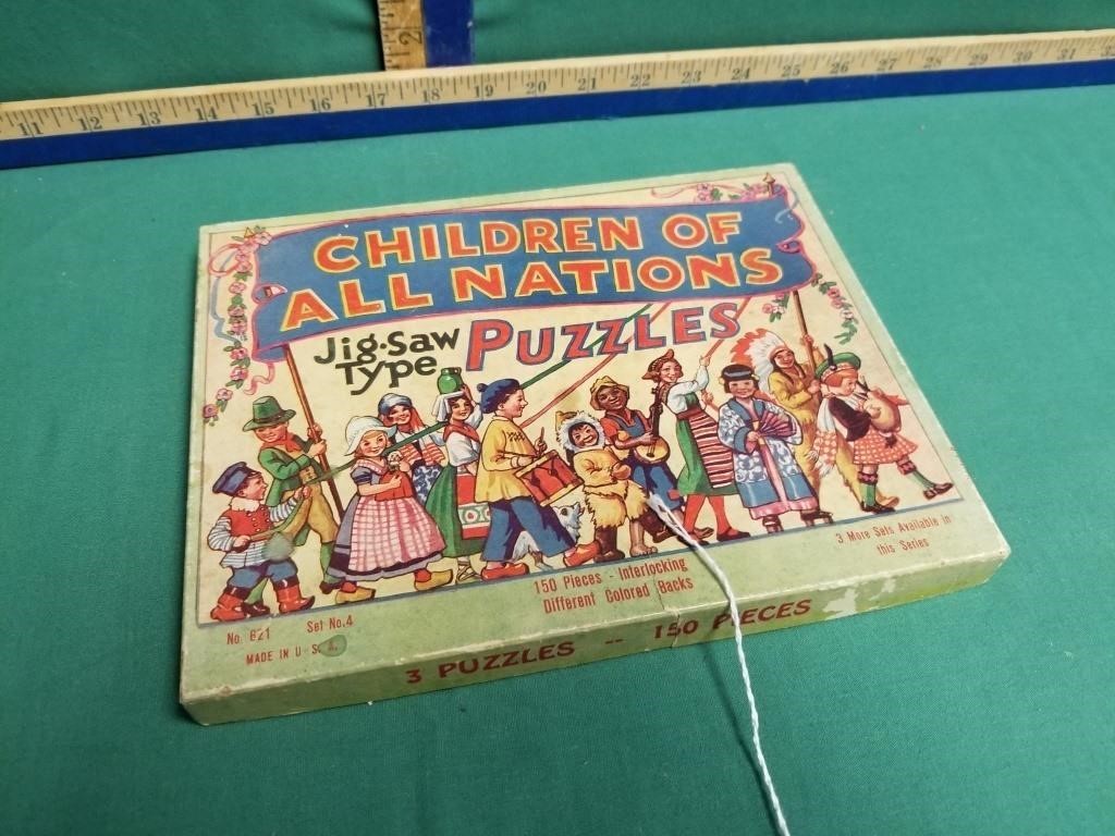 CHILDREN OF ALL NATIONS JIG SAW PUZZLE
