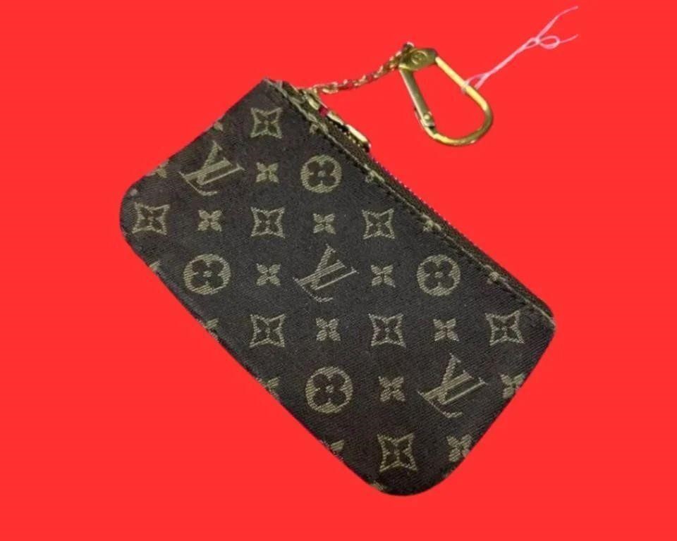 Available in store at 11am! Louis Vuitton black monogram silk