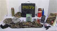 Various Accessories – Empty plastic ammo case,