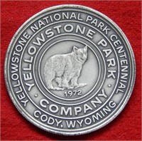 1972 Yellowstone National Park Silver Commem