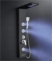ROVATE LED SHOWER PANEL TOWER SYSTEM WITH