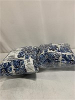 OUTDOOR PATIO COUCH PILLOWS 13 x13IN BLUE