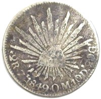 1849-ZSOM 2 Reales VG Mexico