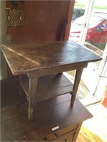 Antique handcrafted child’s table