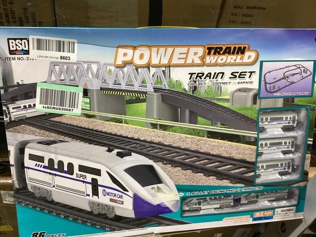 (Total Pcs Not Verified) Electric Train Set for