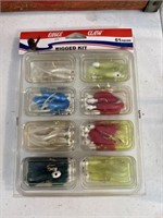Eagle claw rigged kit, 61 pieces