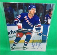 Nick Kypreos SIGNED 8x10" Photo New York Rangers