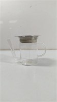 Glass Gravy Separator with Strainer and Spout