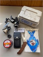 Fishing Lot3 Shimano & Shakespear Reels Knife MORE